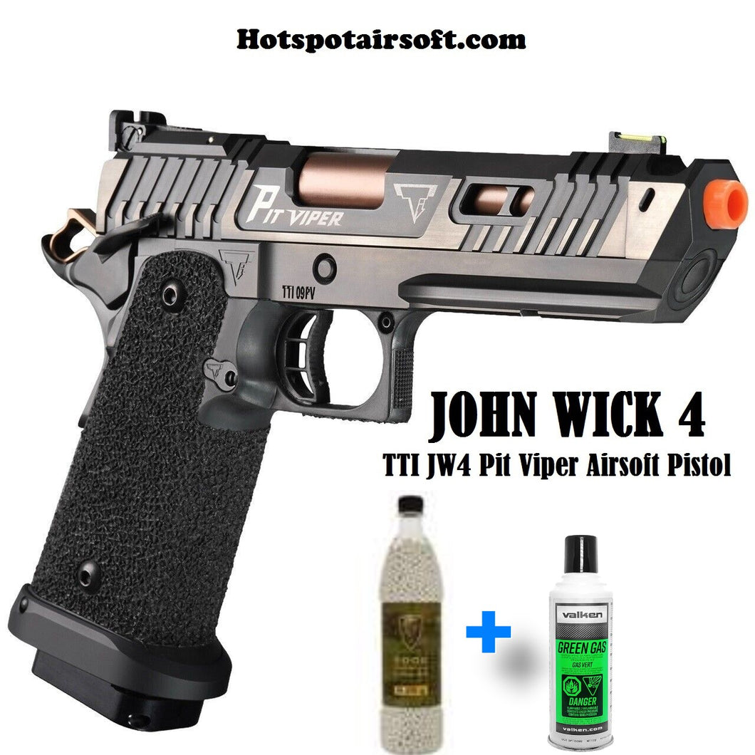 JOHN WICK 4 TARAN TACTICAL PIT VIPER GBB AIRSOFT PISTOL - Green