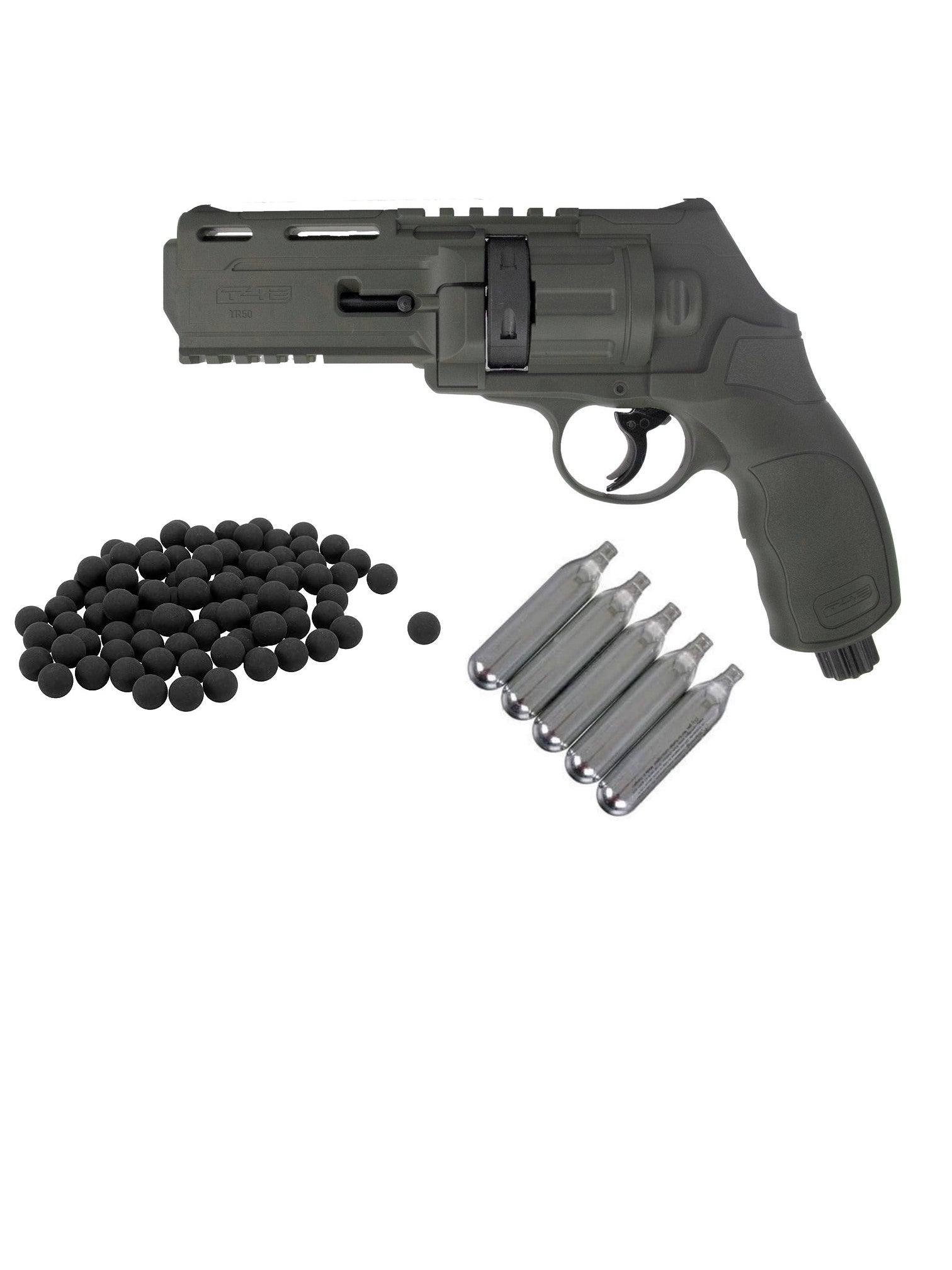 PACK HOME DEFENSE TP50 COMPACT.50 (11 joules) + 5 Co2 + 100 munitions
